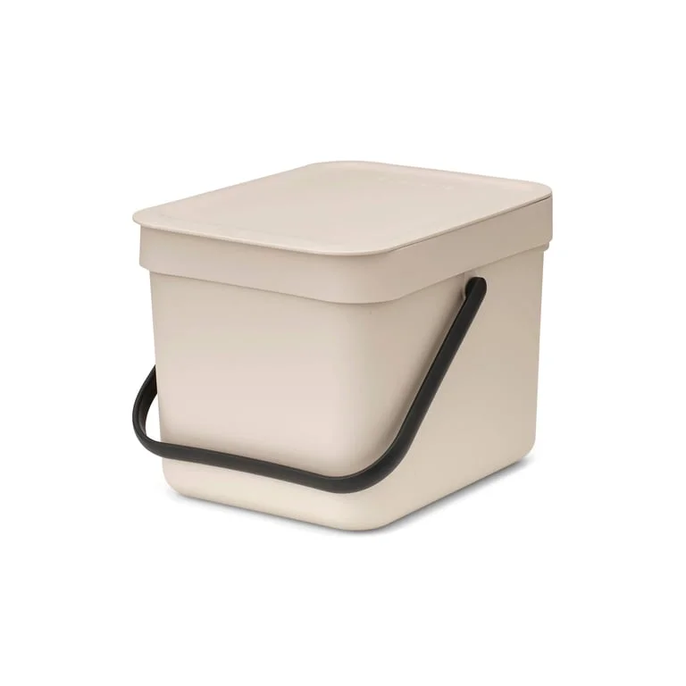 Coș de colectare separată Brabantia Sort&Go 6L, Soft Beige