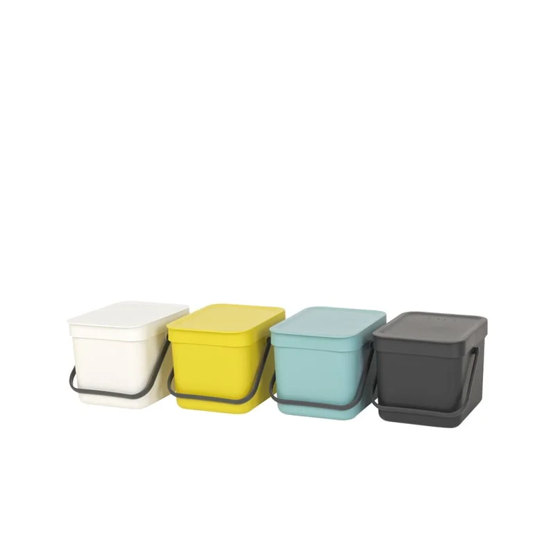 Coș de colectare selectivă Brabantia Sort&Go 6L, Dark Grey