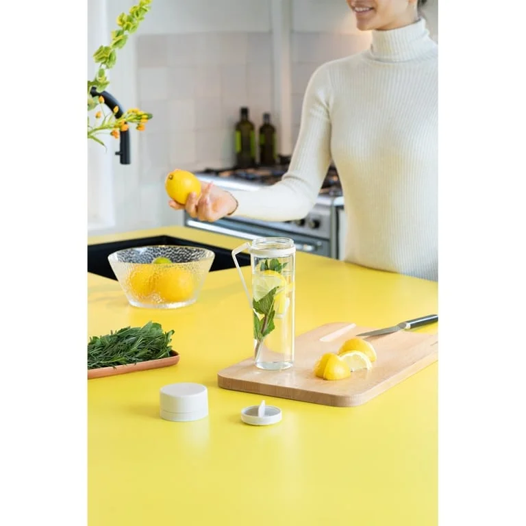 Sticlă Brabantia Make&Take 500ml  Light Grey, cu filtru