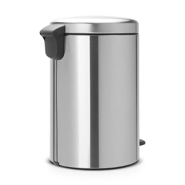 Coș de gunoi cu pedală Brabantia NewIcon 20L, Matt Steel