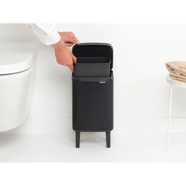 Coș de gunoi Brabantia Bo Small Hi 4L, Matt Black