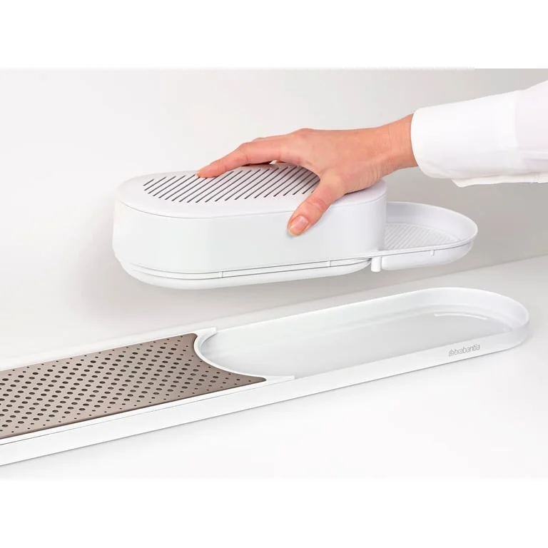 Set de organizare pentru chiuvetă Brabantia SinkStyle Mineral Fresh White, 2 bucăți