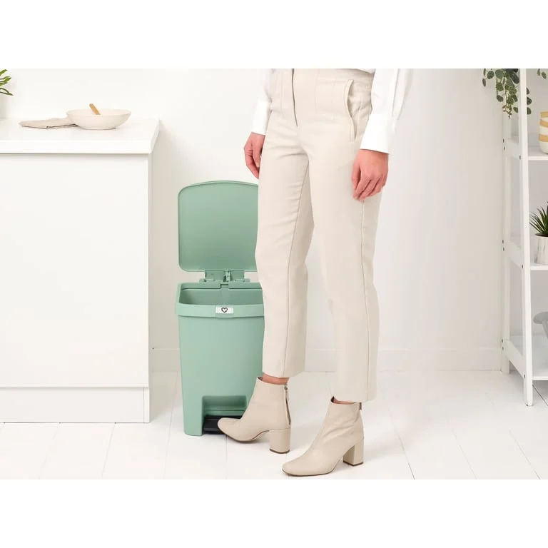 Coș de gunoi cu pedală Brabantia StepUp 25L, Jade Green