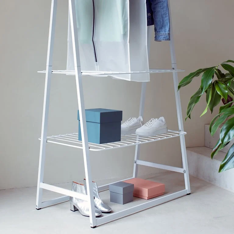 Set de huse pentru haine Brabantia, mărimea M, 60x100cm, transparenți/gri, 2 bucăți