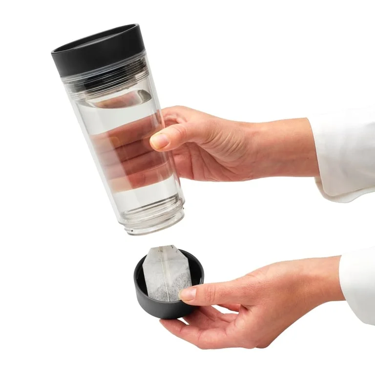 Travel Tea Cup Brabanta Make & Take 0.36L, Dark Grey