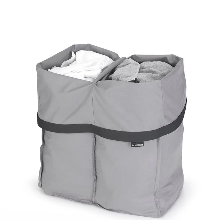 Sac pentru coș de rufe Brabantia Bo, 2x45L, Grey