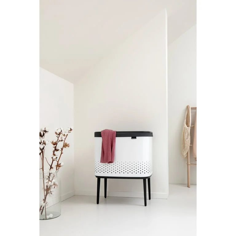 Laundry Bin Brabantia Bo, 60L, White