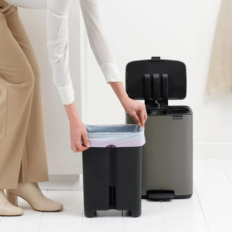 Waste Bin Brabantia Bo Pedal 12L, Platinum