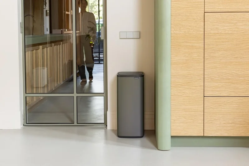 Coș de gunoi Brabantia Bo Touch 30L, platină