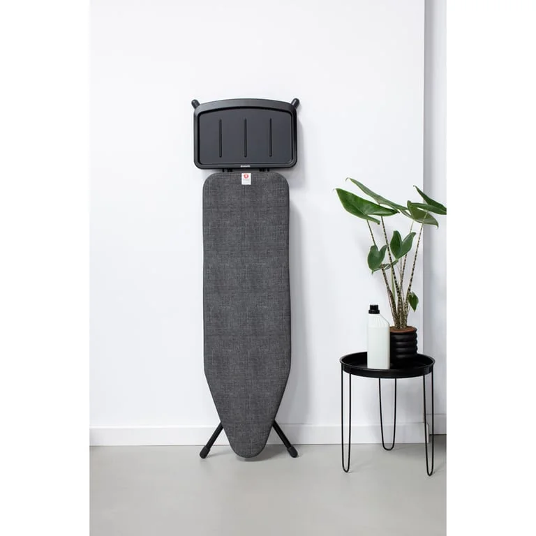 Masă de călcat Brabantia B 124x38cm cu suport pentru generator de abur, Denim Black