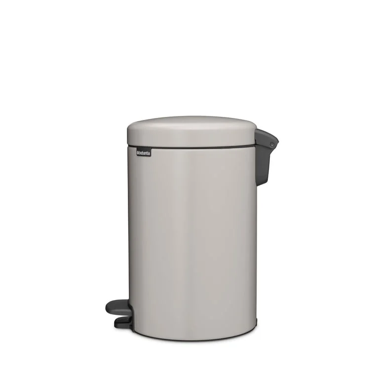 Coș de gunoi cu pedală Brabantia NewIcon 12L, Soft Grey