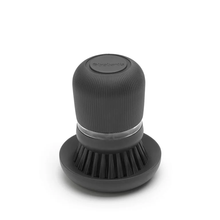 Perie cu dozator pentru săpun lichid Brabantia Dark Grey