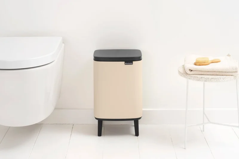 Coș de gunoi Brabantia Bo Small Hi 7L, Soft Beige
