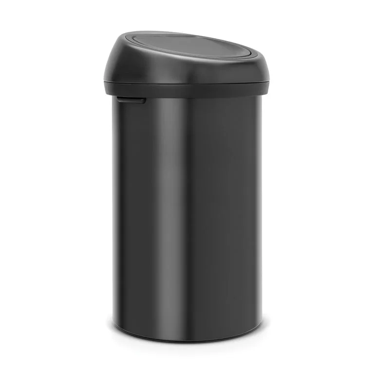 Coș de gunoi Brabantia Touch 60L, Matt Black