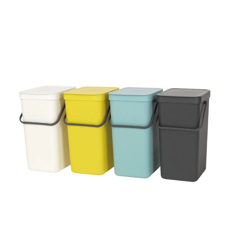 Coș de colectare selectivă Brabantia Sort&Go 16L, Dark Grey