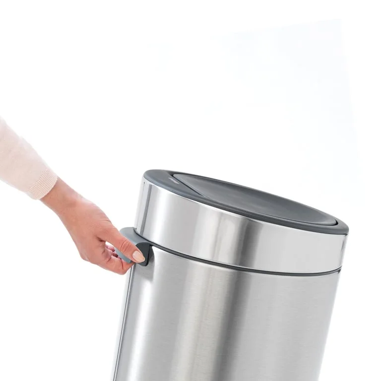 Coș de gunoi Brabantia Touch New 30L, Matt Black