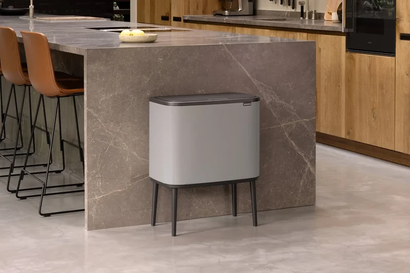 Waste Bin Brabantia Bo Touch 36L, Soft Grey