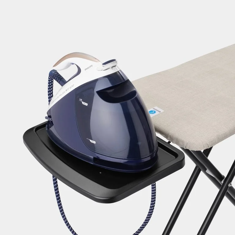 Masă de călcat Brabantia C 124x45cm cu suport pentru generator de abur, Denim Grey
