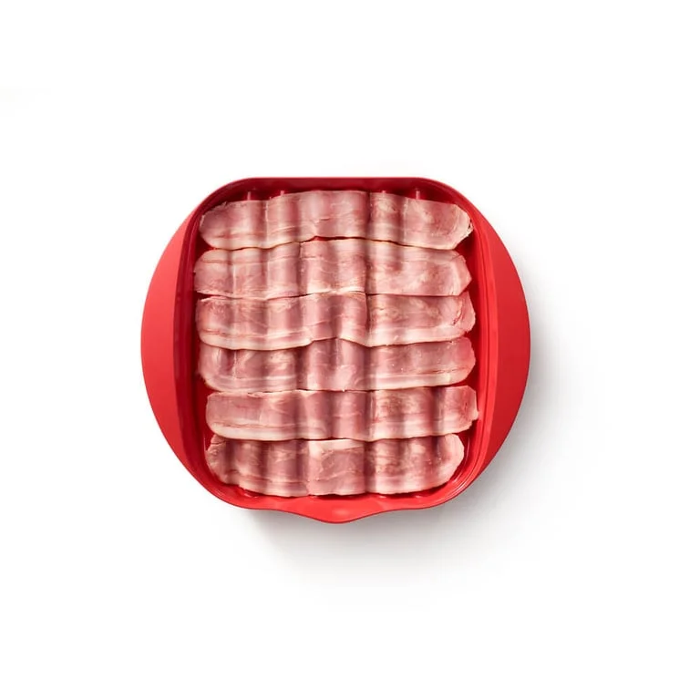 Vas pentru gătit bacon la microunde Lekue