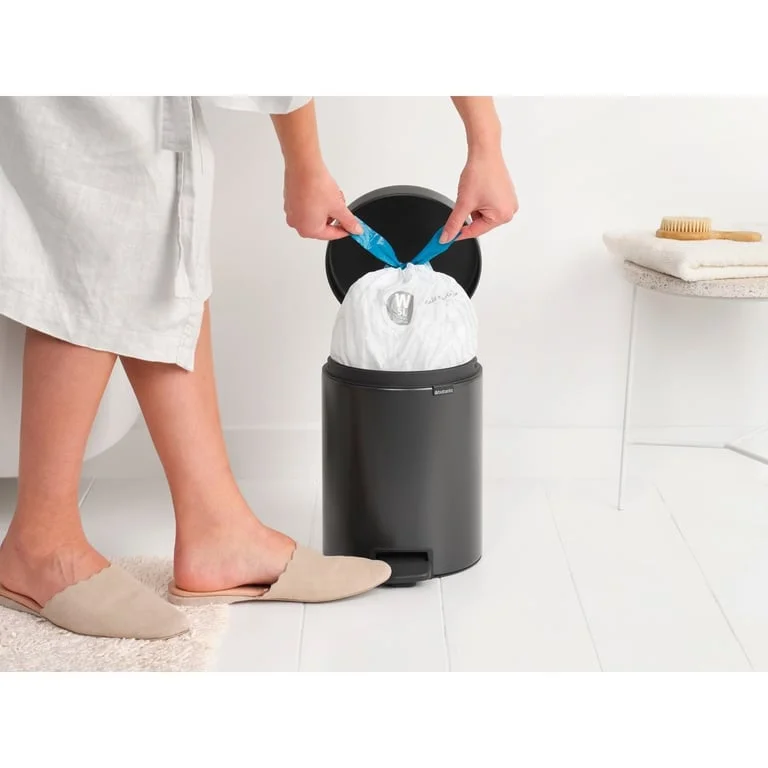 Pedal Waste Bin Brabantia NewIcon 5L, Confident Grey