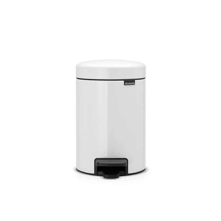 Coș de gunoi cu pedală Brabantia NewIcon 3L, White