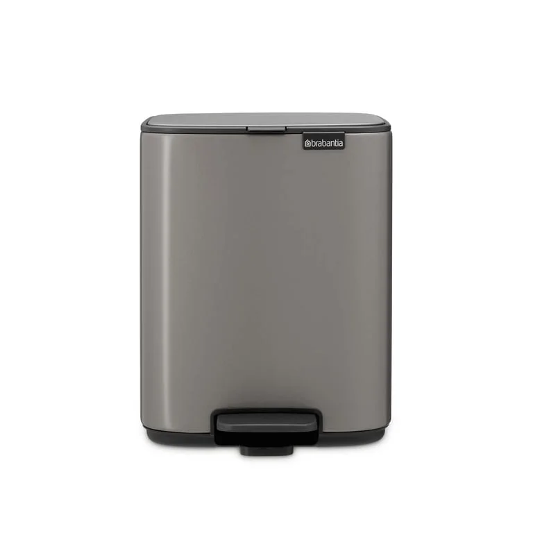Coș de gunoi Brabantia Bo Pedal 7L, platină