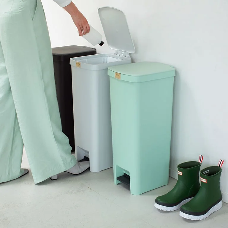 Coș de gunoi cu pedală Brabantia StepUp 40L, Jade Green
