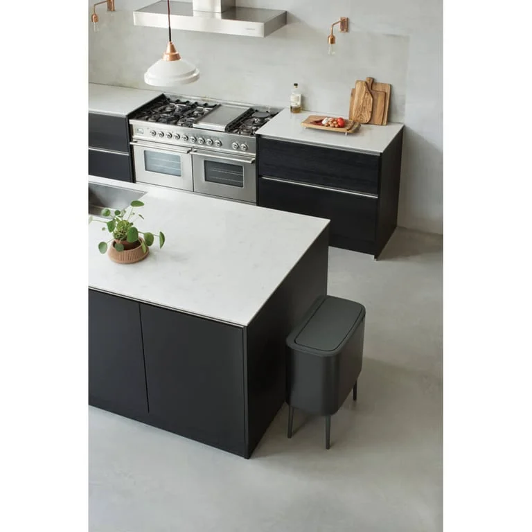 Coș de gunoi Brabantia Bo Touch 36L, Matt Black