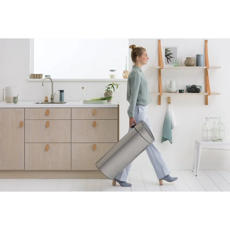 Coș de gunoi Brabantia Touch New 40L, Matt Steel