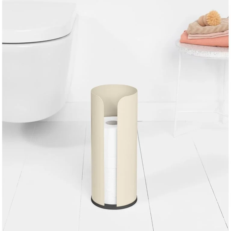 Suport pentru hârtie igienică de rezervă Brabantia ReNew Soft Beige