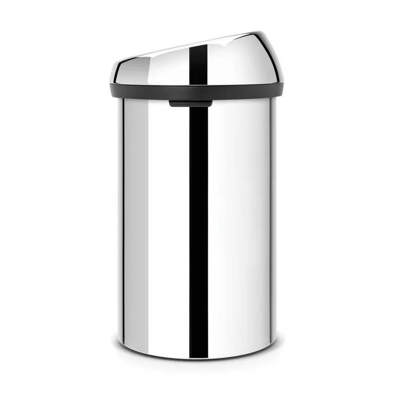 Coș de gunoi Brabantia Touch 60L, Brilliant Steel