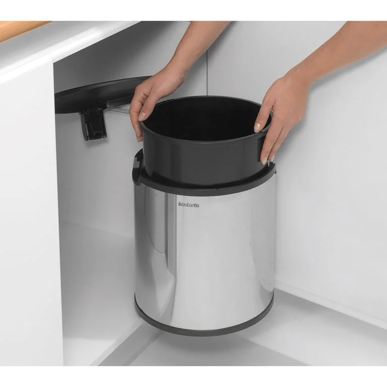 Build-In Bin Brabantia, 15 L Brilliant Steel