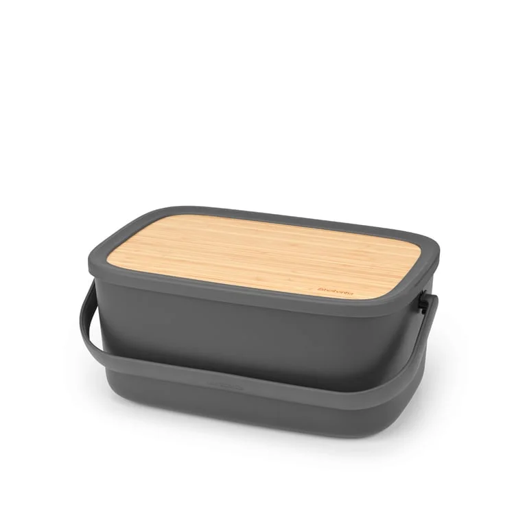 Bread Bin Brabantia Nic, Dark Grey