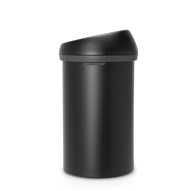 Coș de gunoi Brabantia Touch 60L, Mineral Moonlight Black