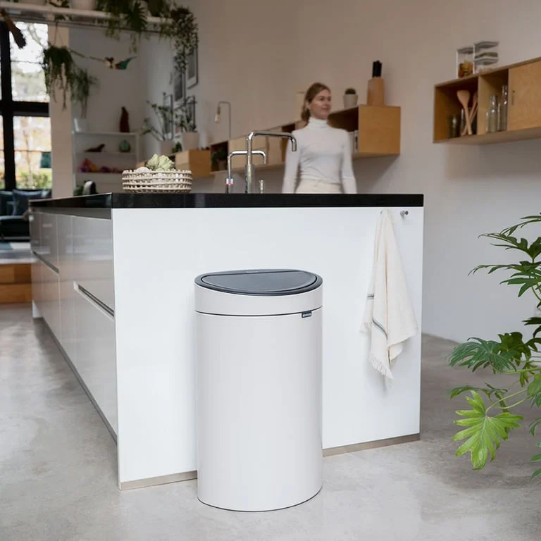 Waste Bin Brabantia Touch New 40L, Soft Beige