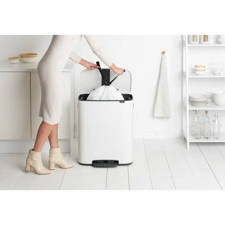 Coș de gunoi Brabantia Bo Pedal 60L, White