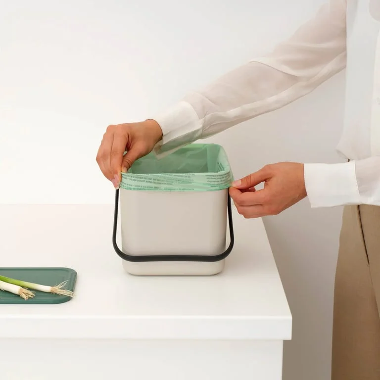 Coș de colectare separată Brabantia Sort&Go 6L, Soft Beige