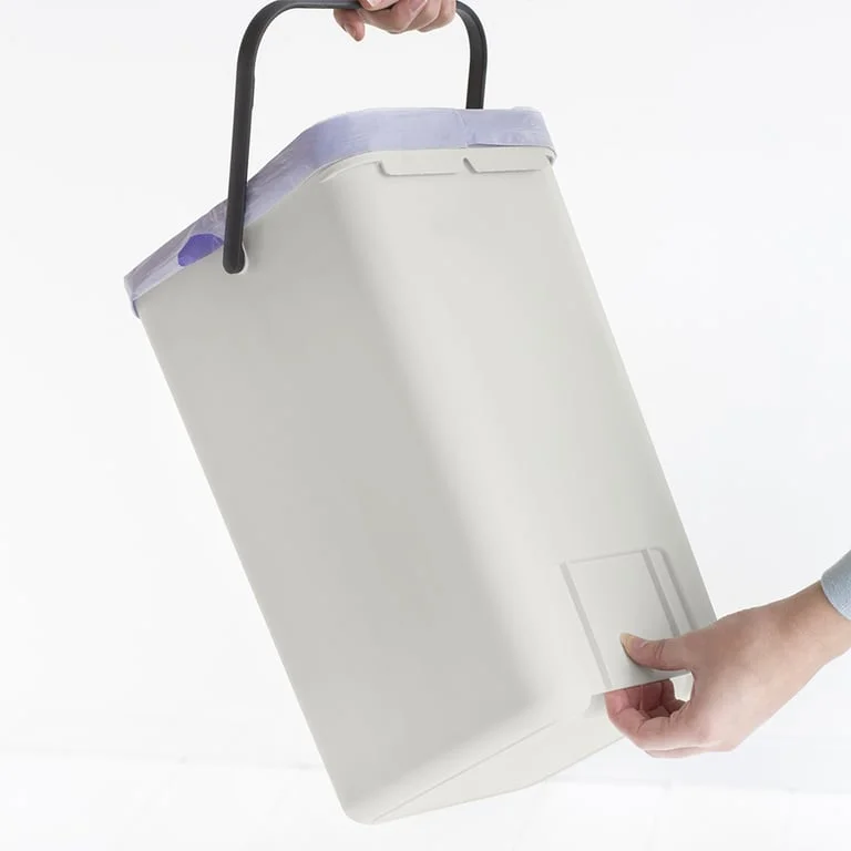 Coș de colectare selectivă Brabantia Sort&Go 12L, Light Grey