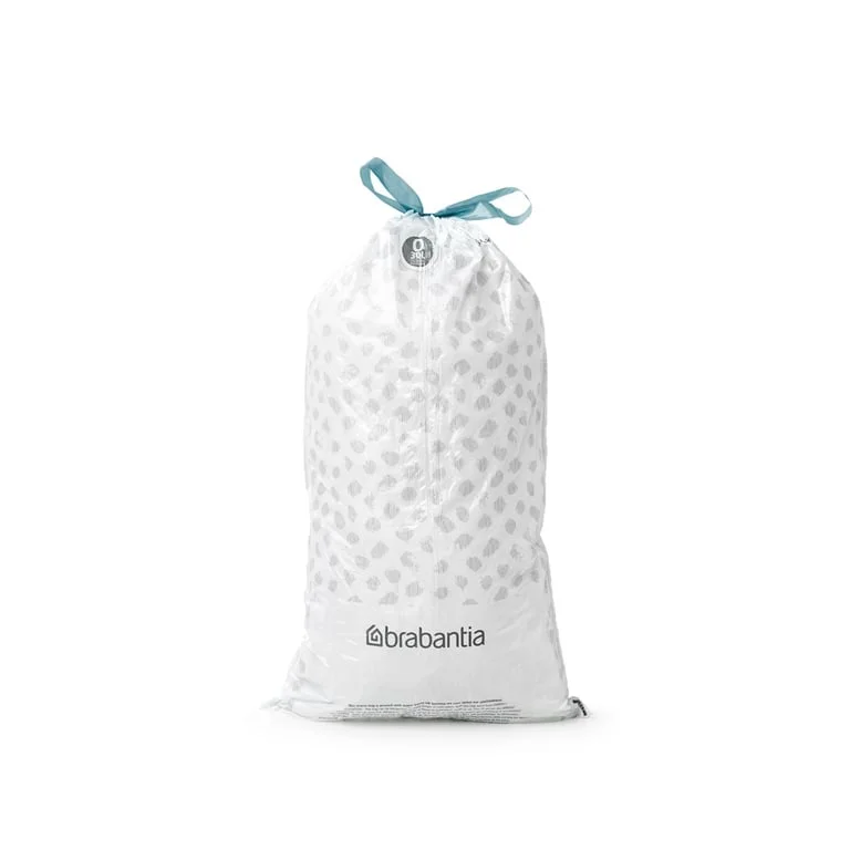 Saci de gunoi cu șnur Brabantia PerfectFit FlatBack+/Bo, cod O, 30L, 40 bucăți, pachet