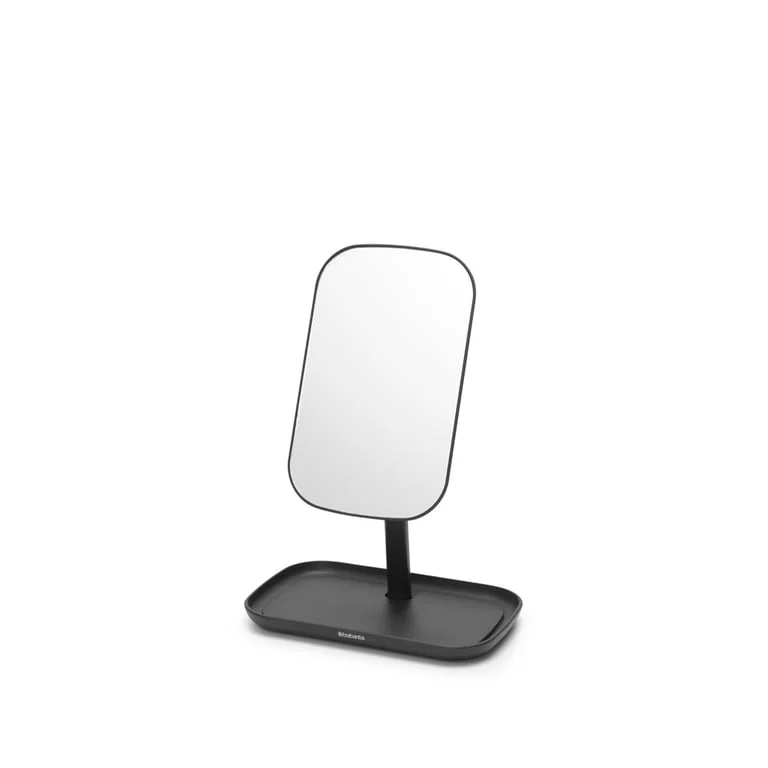 Mirror with Storage Tray Brabantia, Dark Grey