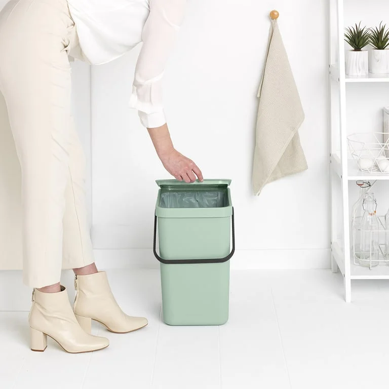 Coș de colectare selectivă Brabantia Sort&Go 25L, Jade Green
