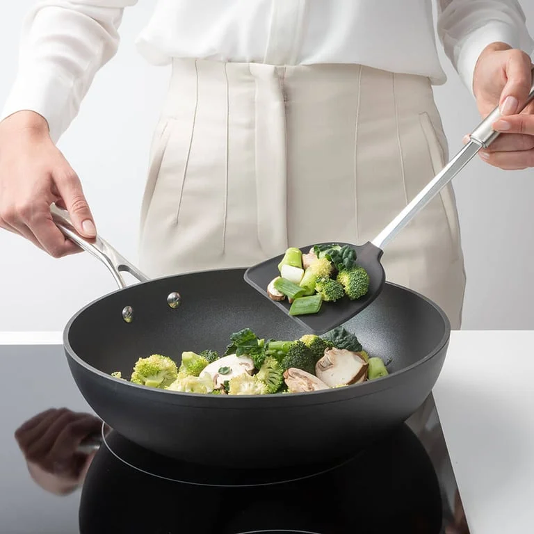 Spatulă din silicon pentru wok Brabantia Profile Matt Steel