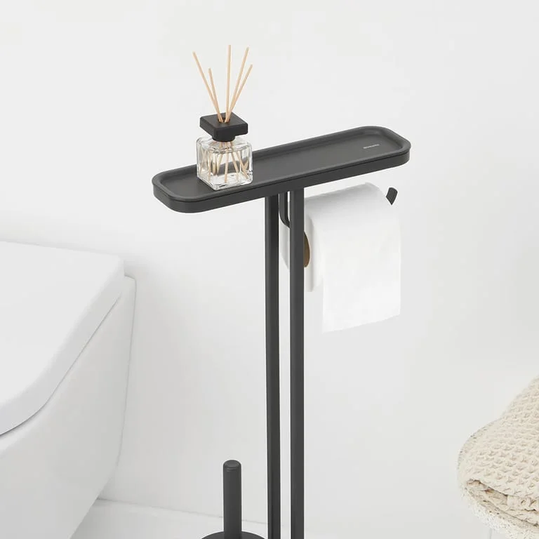 Stativ pentru perie WC și hârtie igienică Brabantia MindSet Mineral Infinite Grey