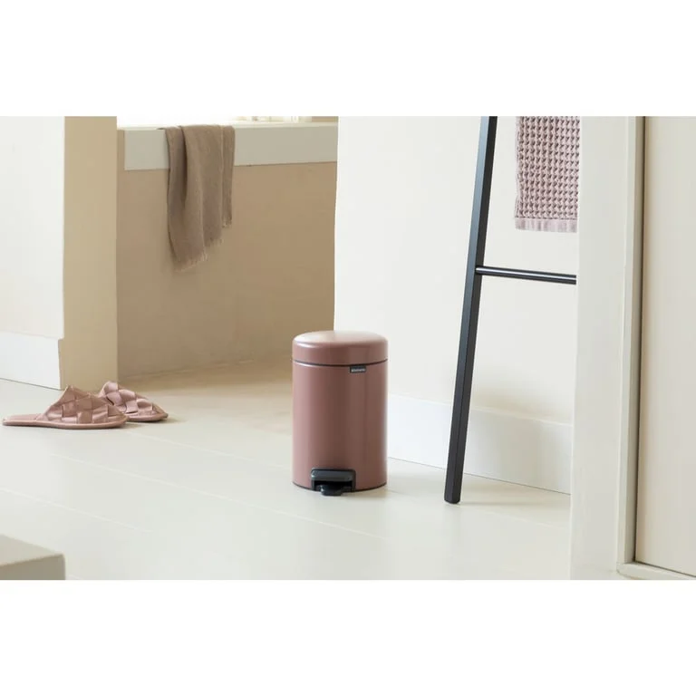 Coș de gunoi cu pedală Brabantia NewIcon 3L, Satin Taupe