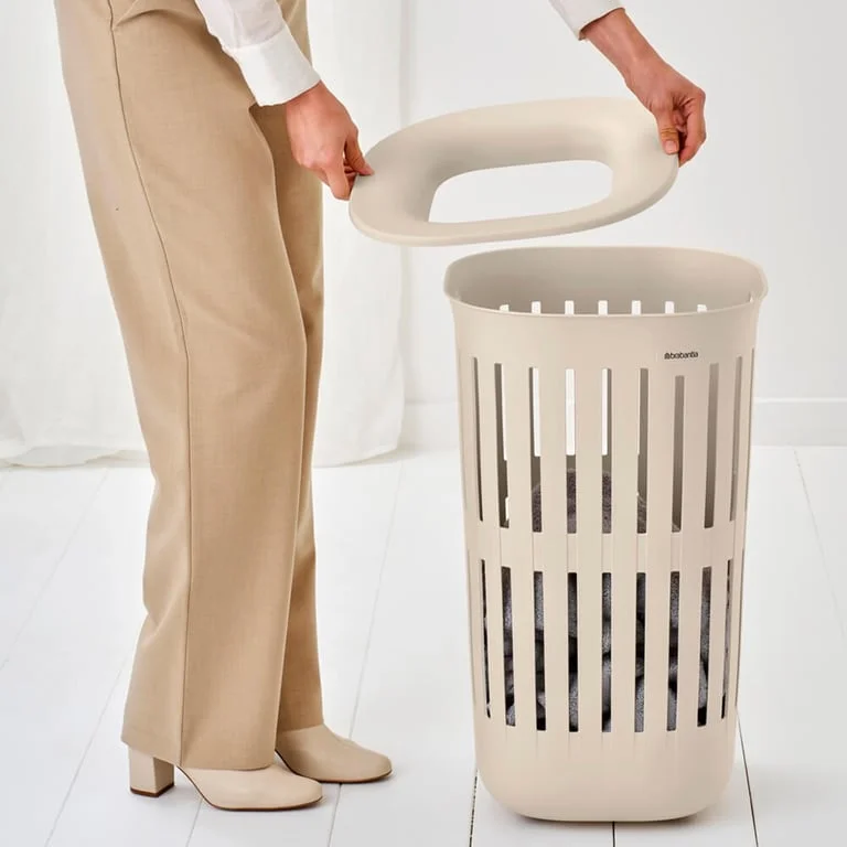Set 2 coșuri de rufe Brabantia Collect-It, 55L, Soft Beige