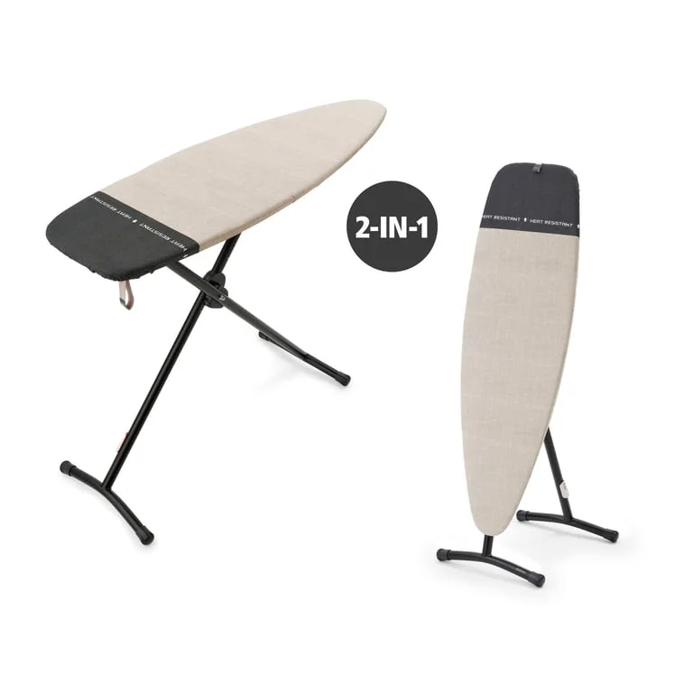 Masă de călcat Brabantia D 135x45cm cu zonă de călcat rezistentă la căldură, Denim Grey