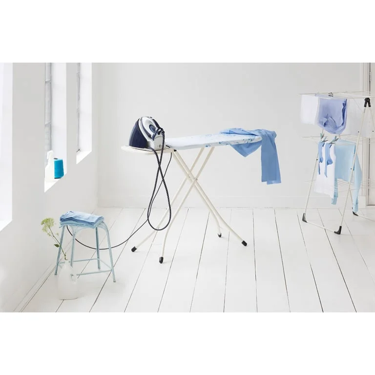 Masă de călcat Brabantia C 124x45cm cu suport pentru generator de abur, Cotton Flower