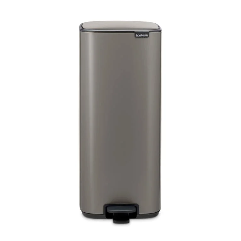 Coș de gunoi Brabantia Bo Pedal 30L, platină