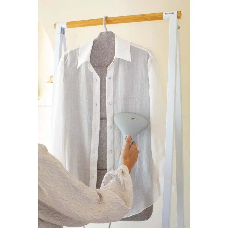 Accesoriu de călcat cu fier de călcat manual cu abur Brabantia Linn Grey, pliabil
