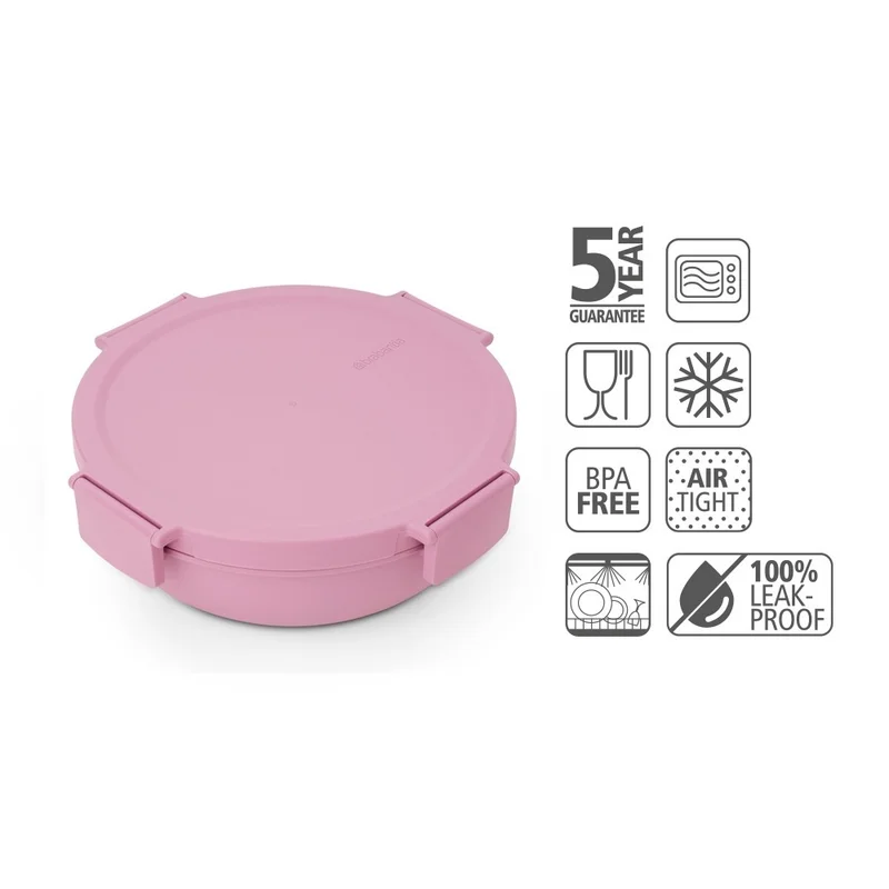 Bol de salată Brabantia Make&Take1.3L, Lilac Pink